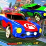 Rocket League coche Mario NSR Luigi NSR