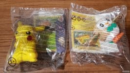 Juguetes Pokémon McDonald's Rowlet Pikachu