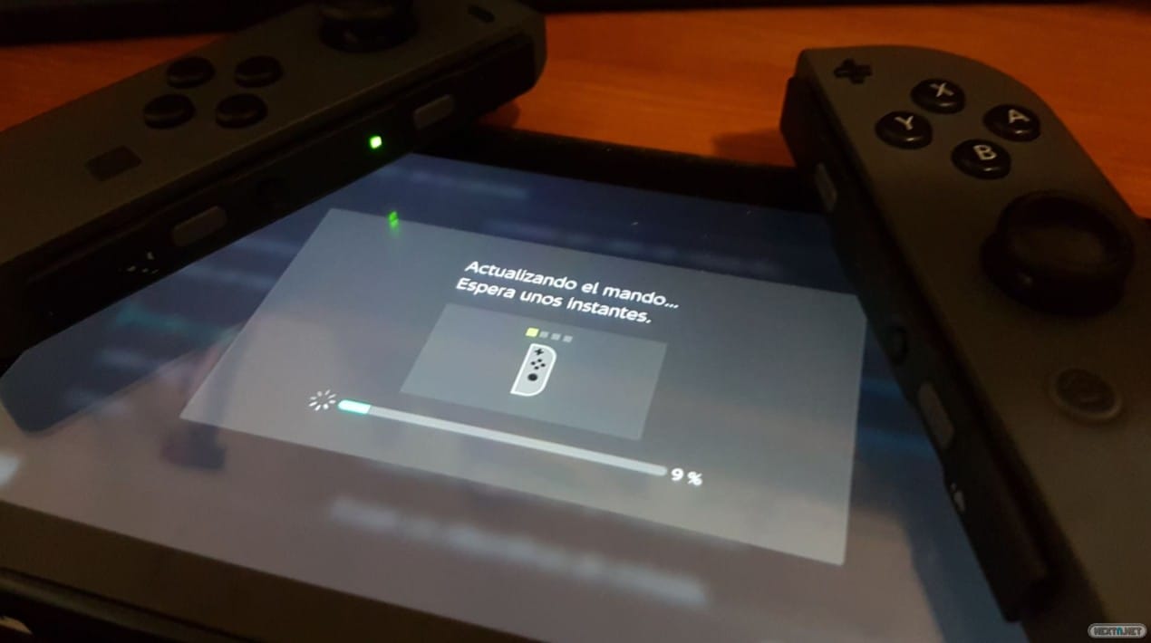 Nintendo Switch actualización Joy-Con