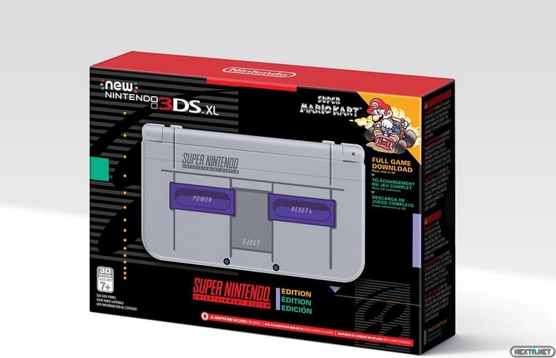Igualmente innovación erección Nueva New Nintendo 3DS XL edición SNES Americana a la vista