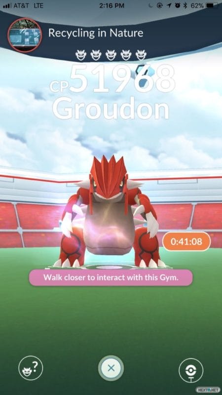 Pokémon GO Groudon Incursión 01