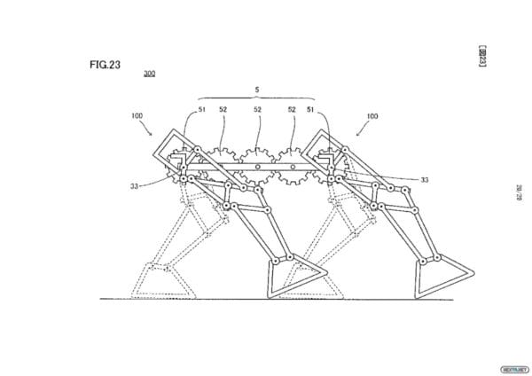 patente andadura pasiva