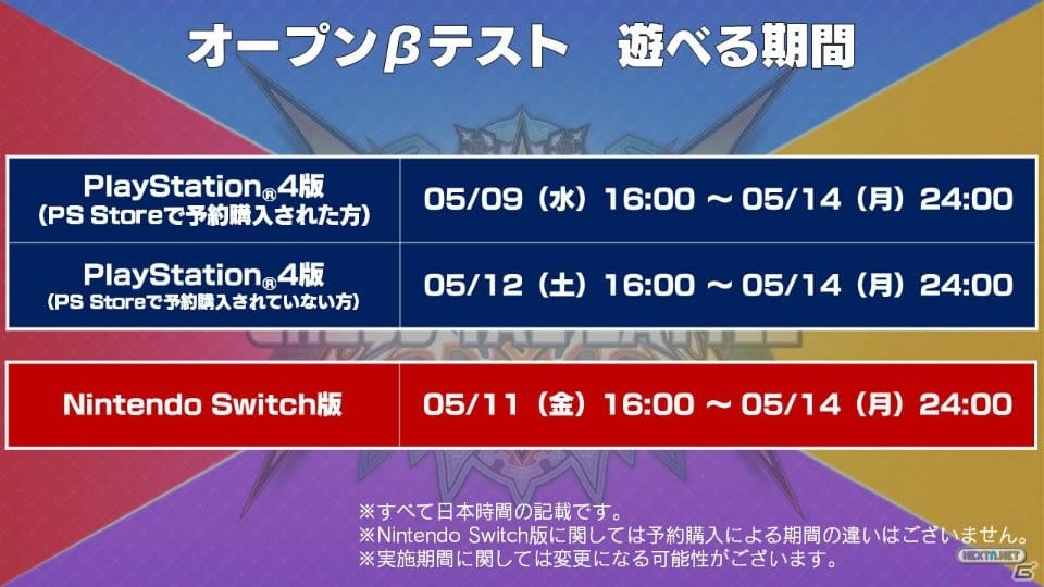 BlazBlue Cross Tag Battle Demo Beta Abierta Japonesa Nintendo Switch