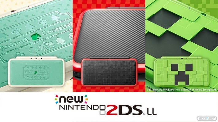 New 2DS XL Minecraft, Mario Kart 7, Animal Crossing