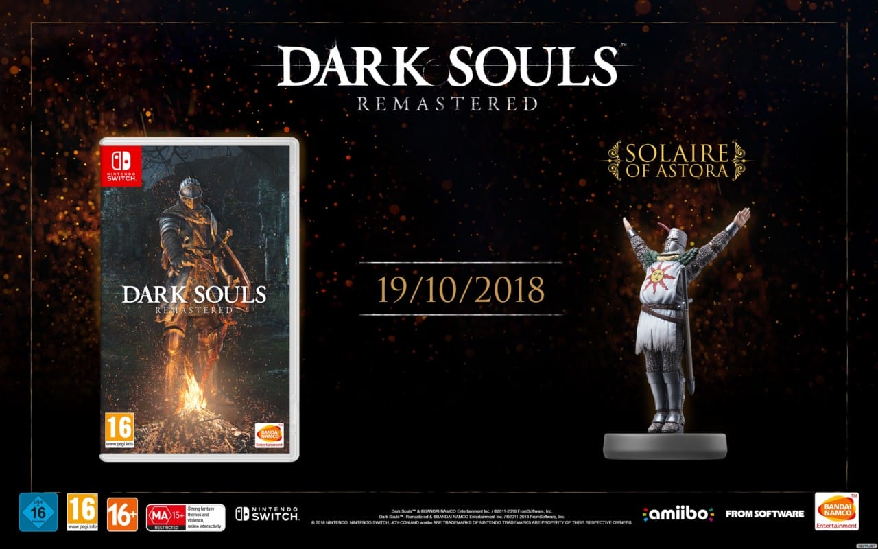 Dark Souls Remastered Nintendo Switch