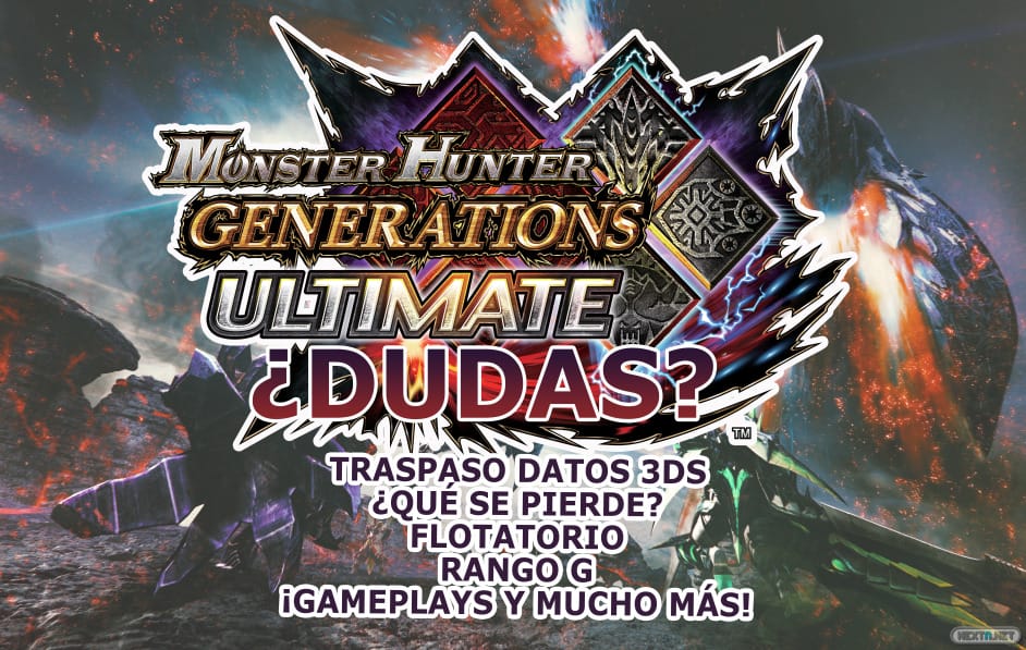 Monster Hunter Generations Ultimate traspaso datos