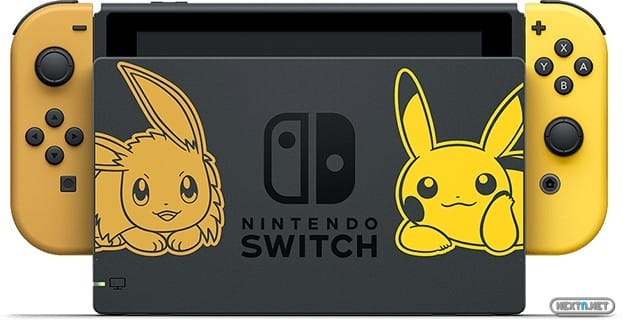 Nintendo Switch Pokémon Let's GO Eevee Pikachu Dock