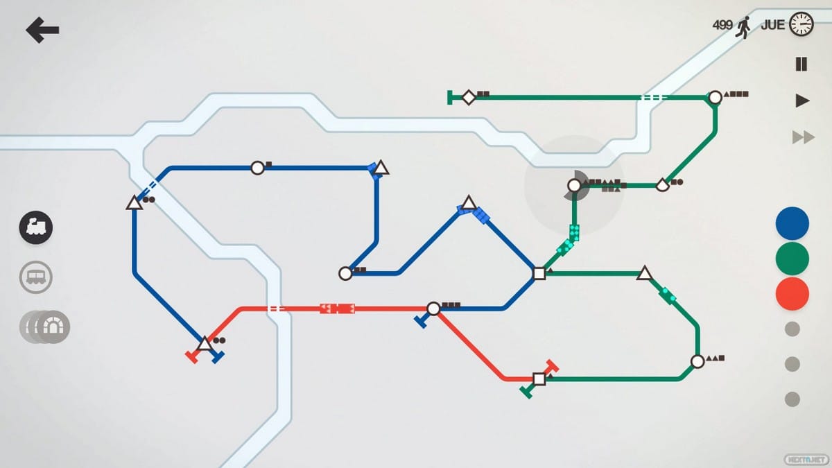 Análisis - Mini Metro (Nintendo Switch). ¡Pasajeros al tren!