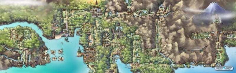 Pokémon GO Mapa Johto