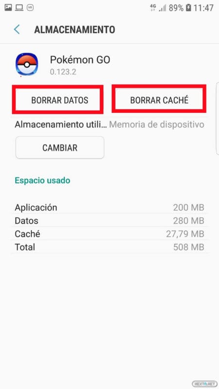 Pokémon GO activar RA+ AR+ Android 09