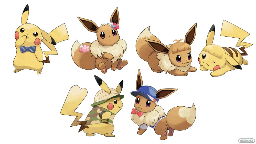 Análisis Pokémon Let's Go Eevee Pikachu