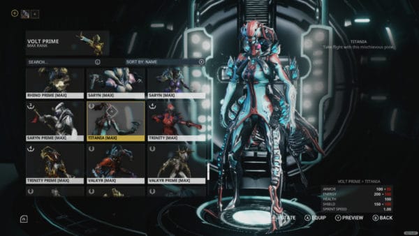 Warframe Nintendo Switch