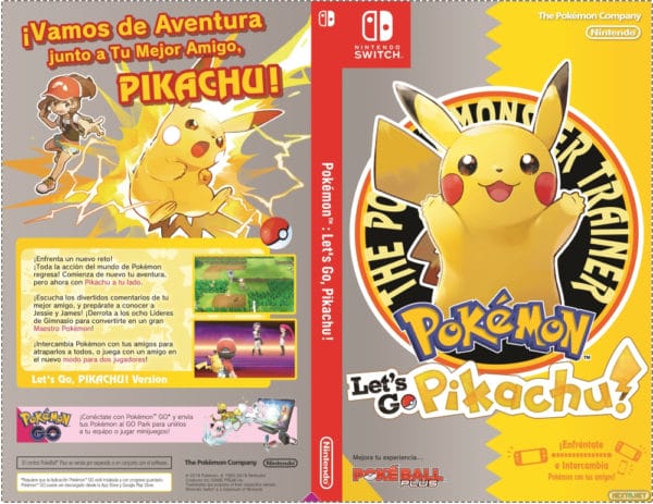 Pokemon Let's Go Pikachu boxart fanmade