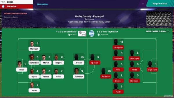 Football Manager Touch 2019 análisis Nintendo Switch