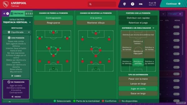 Football Manager Touch 2019 análisis Nintendo Switch