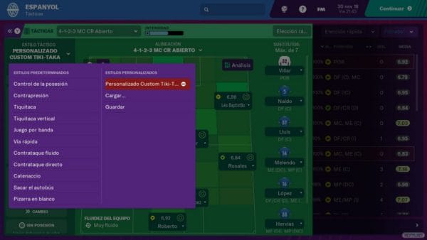 Football Manager Touch 2019 análisis Nintendo Switch