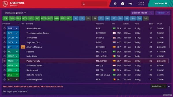 Football Manager Touch 2019 análisis Nintendo Switch