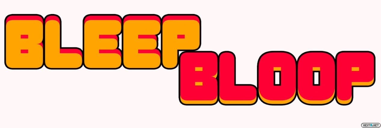 bleep bloop merch