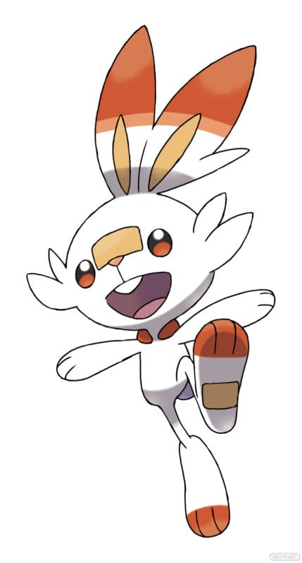 Pokémon Espada y Escudo Scorbunny Flambino Hopplo