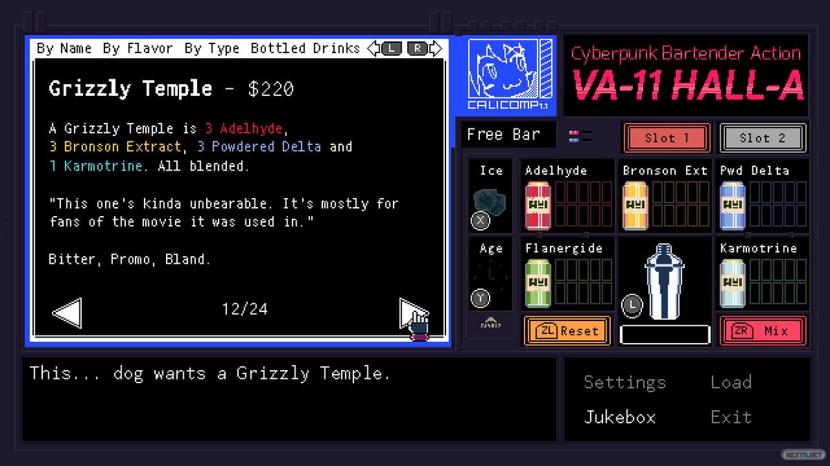 Va-11 Hall-A análisis 02