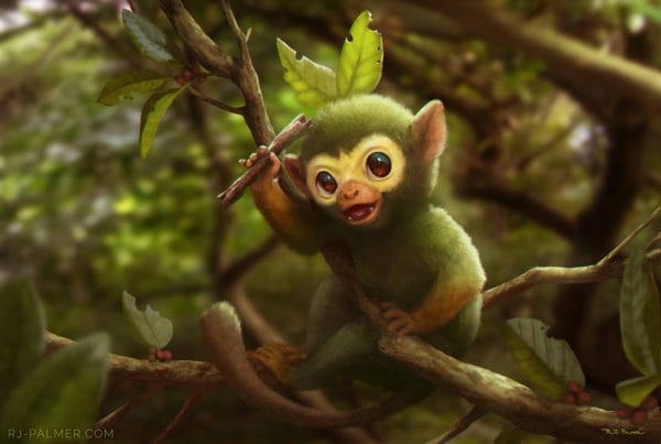 Pokémon Espada y Escudo Grookey realista