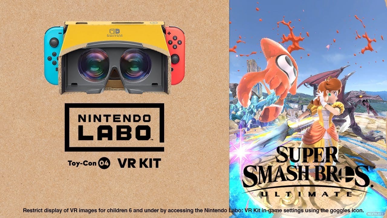 Mes Traer Murciélago Nintendo Labo VR + Smash Bros. Ultimate: características y limitaciones