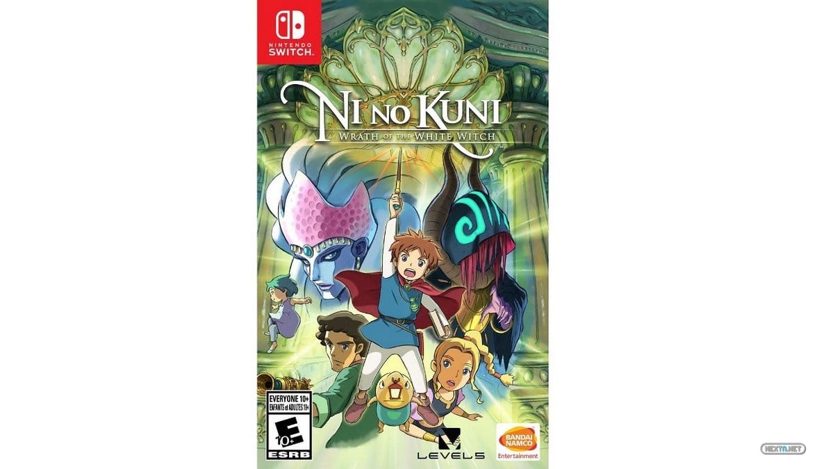 Ni no Kuni la ira de la bruja blanca Nintendo Switch Fecha de salida 20 de septiembre Boxart