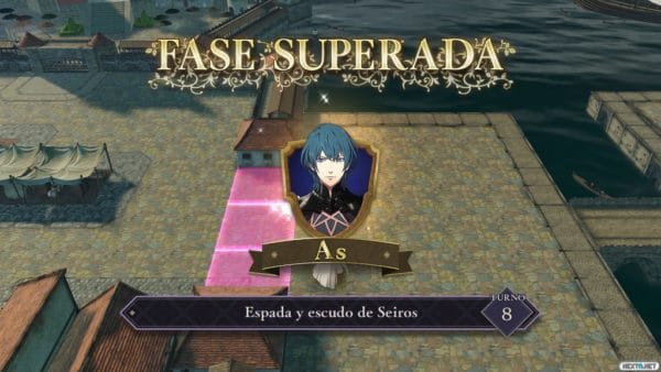 Fire Emblem Thre Houses fase superada