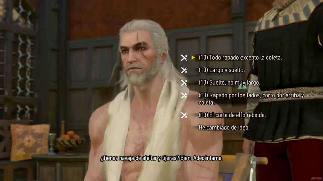 Análisis The Witcher Switch corte pelo