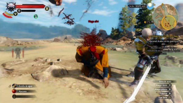 Análisis The Witcher Switch gore