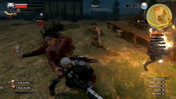 Análisis The Witcher Switch gore