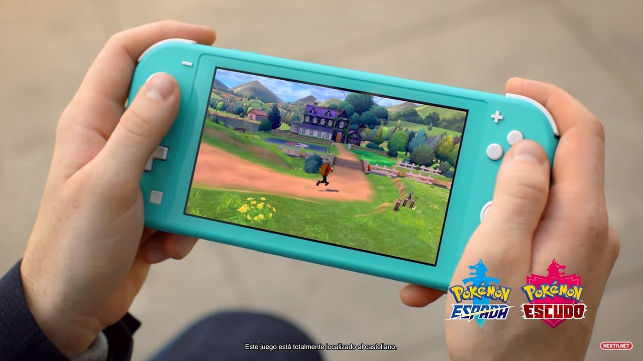 Nintendo Switch Lite Comercial Tráiler 3 Minutos Pokémon Espada Pokémon Escudo Zelda Link's Awakening Luigi's Mansion