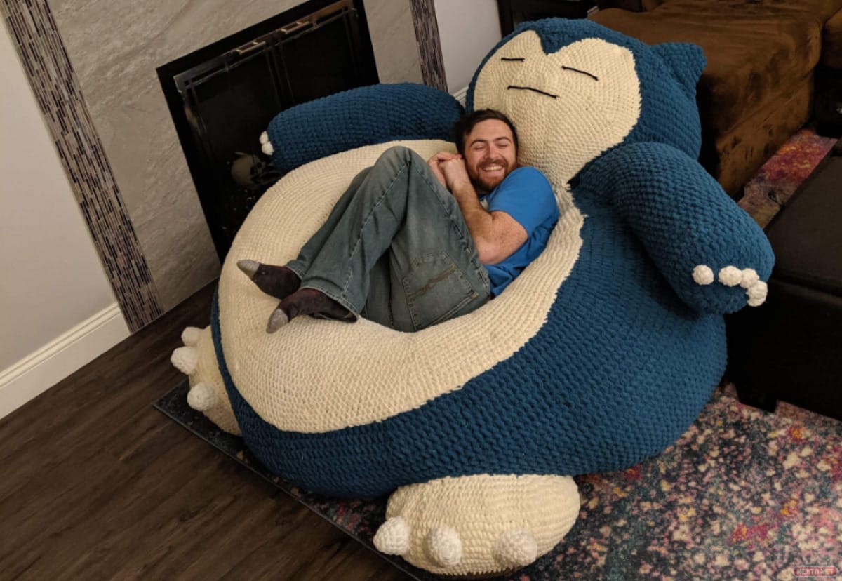 Peluche ganchillo Pokémon Snorlax KnotAgainByAnima