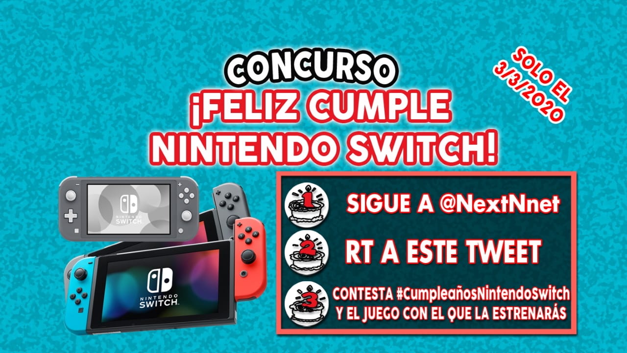 Concurso Cumpleaños Nintendo Switch
