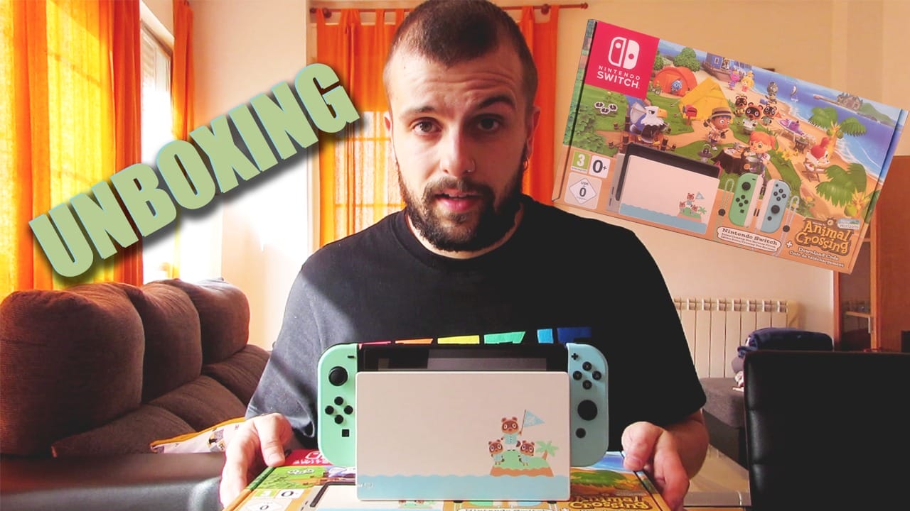 Switch Animal Crossing New Horizons Unboxing