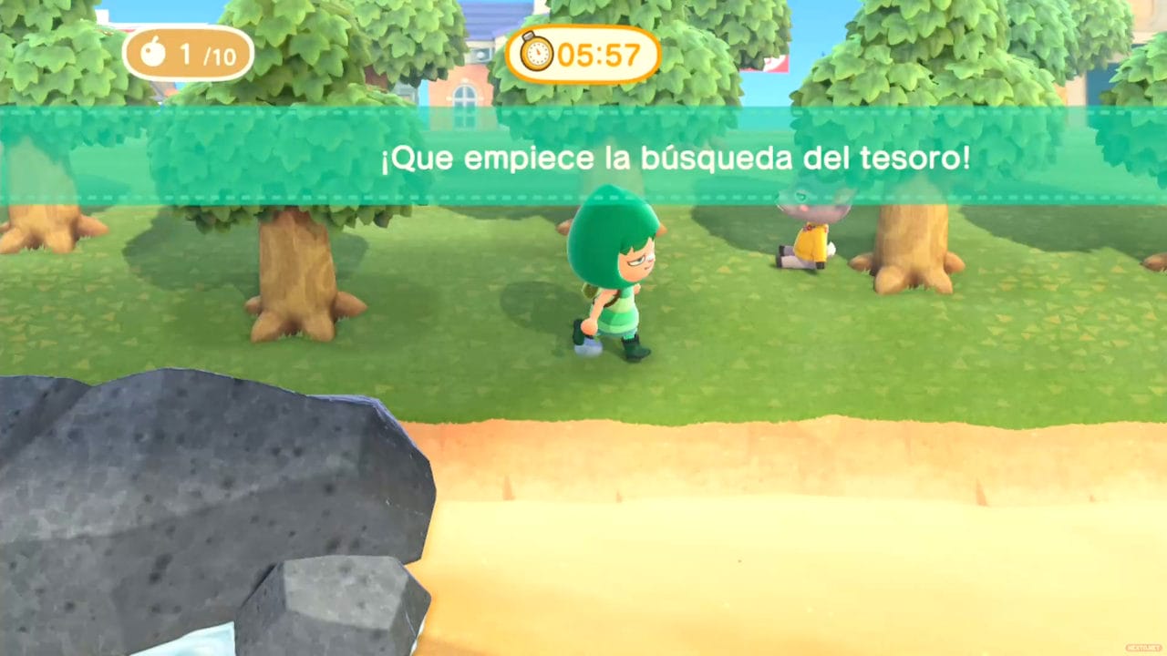 Guía Animal Crossing New Horizons busqueda tesoro