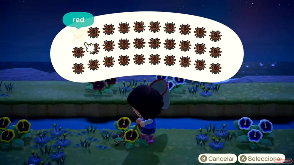 Guía Animal Crossing New Horizons búnker tarántula truco bayas