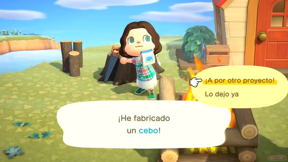 Guía Animal Crossing New Horizons fabricar cebo