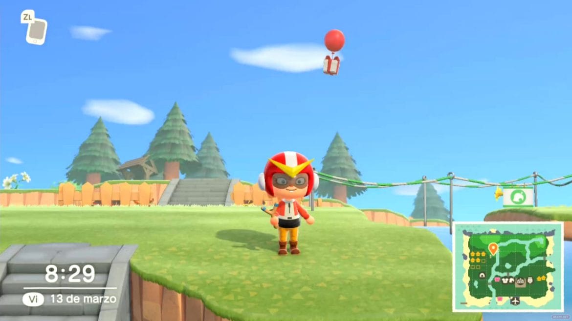  Guía Animal Crossing New Horizons globo regalo