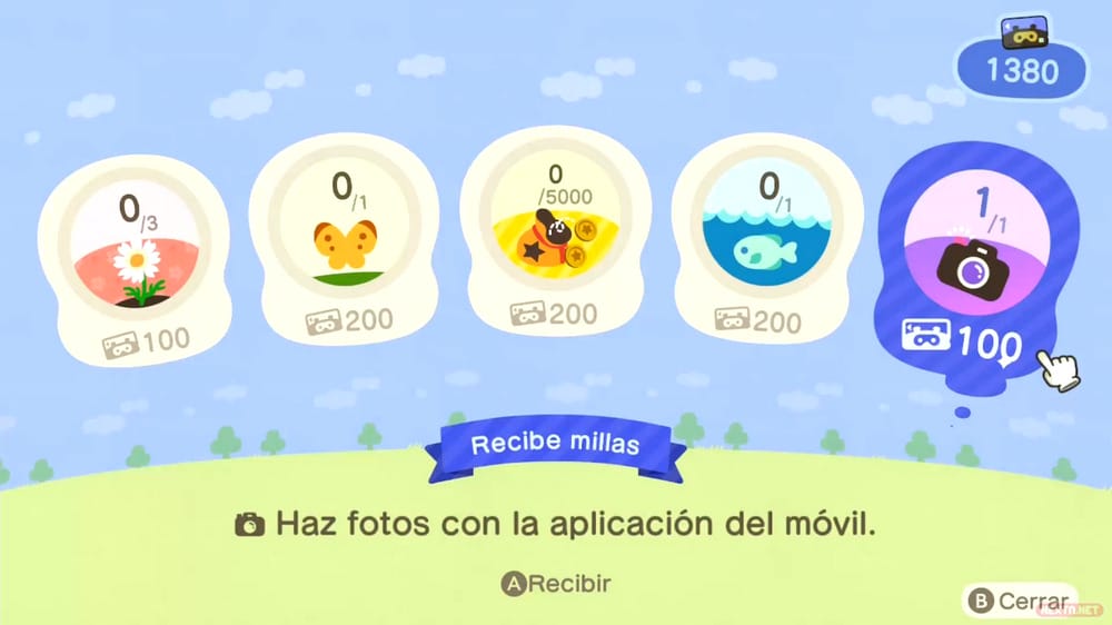 Guía Animal Crossing New Horizons millas plus