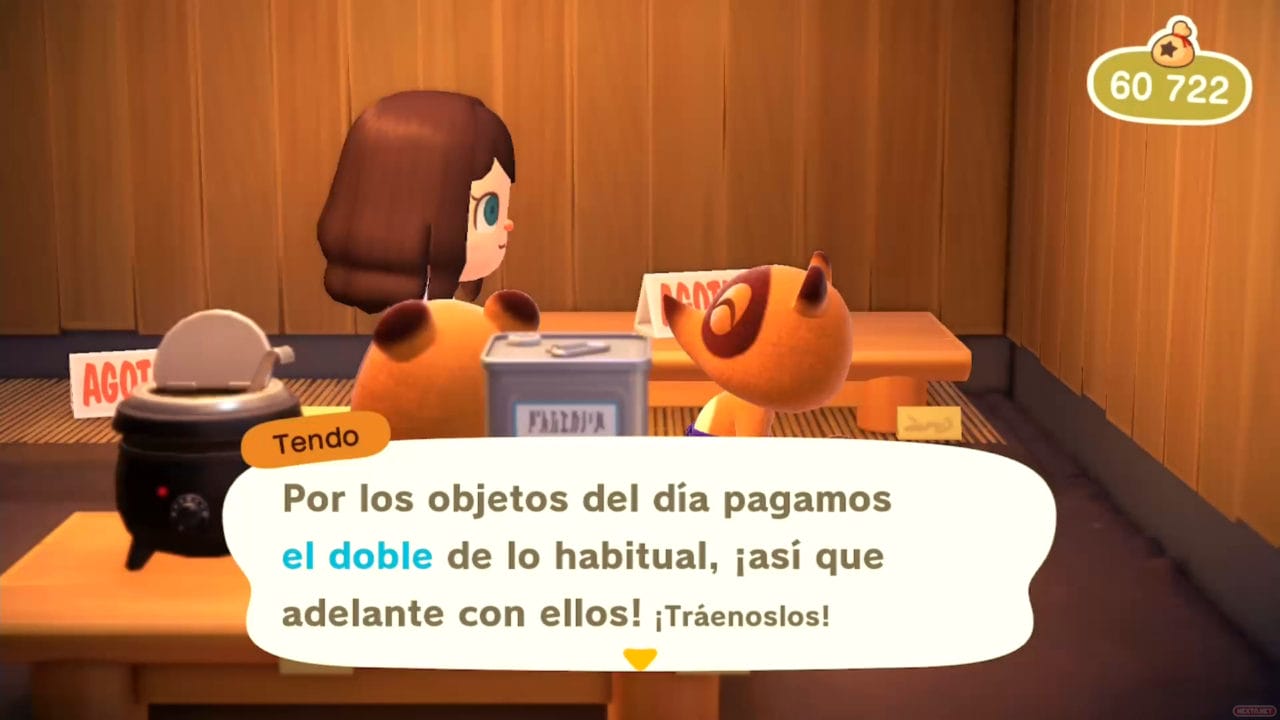 Guía Animal Crossing New Horizons objeto cotizado del día