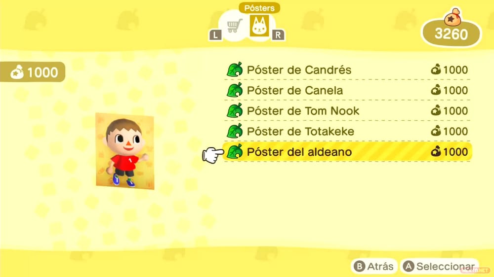 Guía Animal Crossing New Horizons pósters amiibo