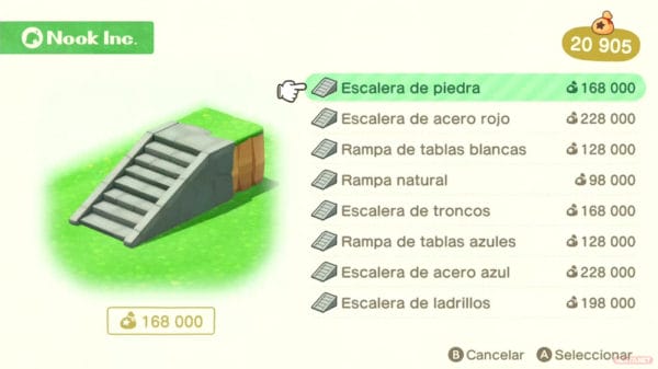 Guía Animal Crossing New Horizons rampas