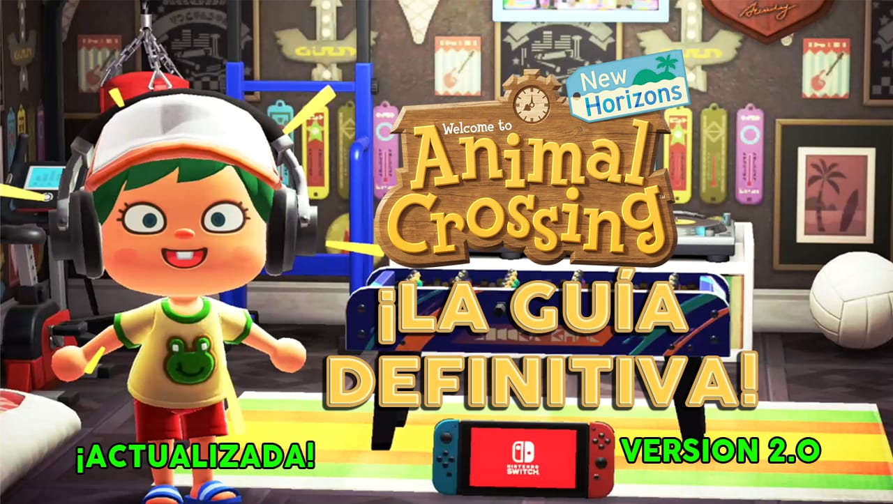 Guía Animal Crossing New Horizons 2.0 actualización actualizada