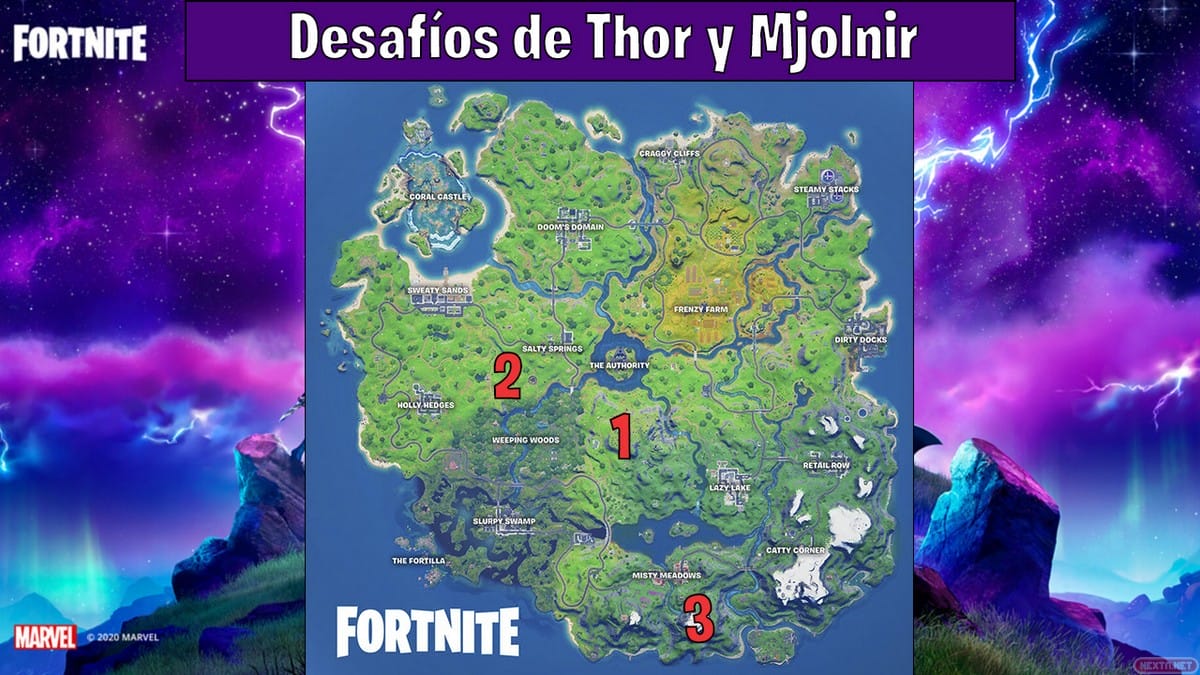 Fortnite Nexus War Guia De Desafios De Thor Y Su Mjolnir nexus war guia de desafios de thor y