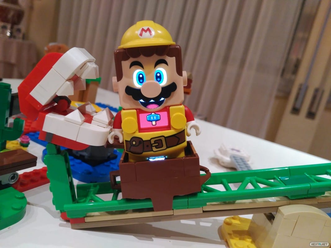 lego super mario planta piraña