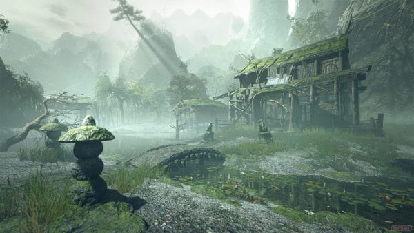 Monster Hunter Rise Templo olvidado Santurario en runas