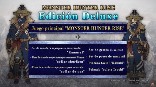 Monster Hunter regalos edición Deluxe