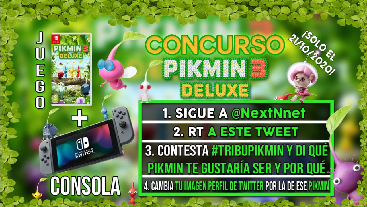 Concurso Pikmin 3 Deluxe + Switch