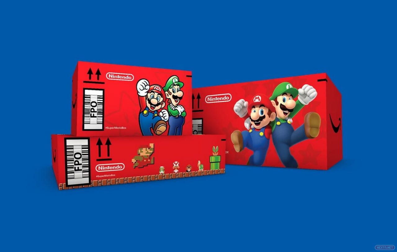 Cajas Super Mario Bros. 35 aniversario Amazon